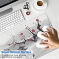 thumbnail image 3 of Cherry Blossom Mouse Pad (31.5x15.7 in) White Extended Gaming Mouse Pad Large Japanese Non-Slip Rubber Base Desk Protector with Stitched Edges Sakura Full Desk Mousepad XXL, 3 of 6