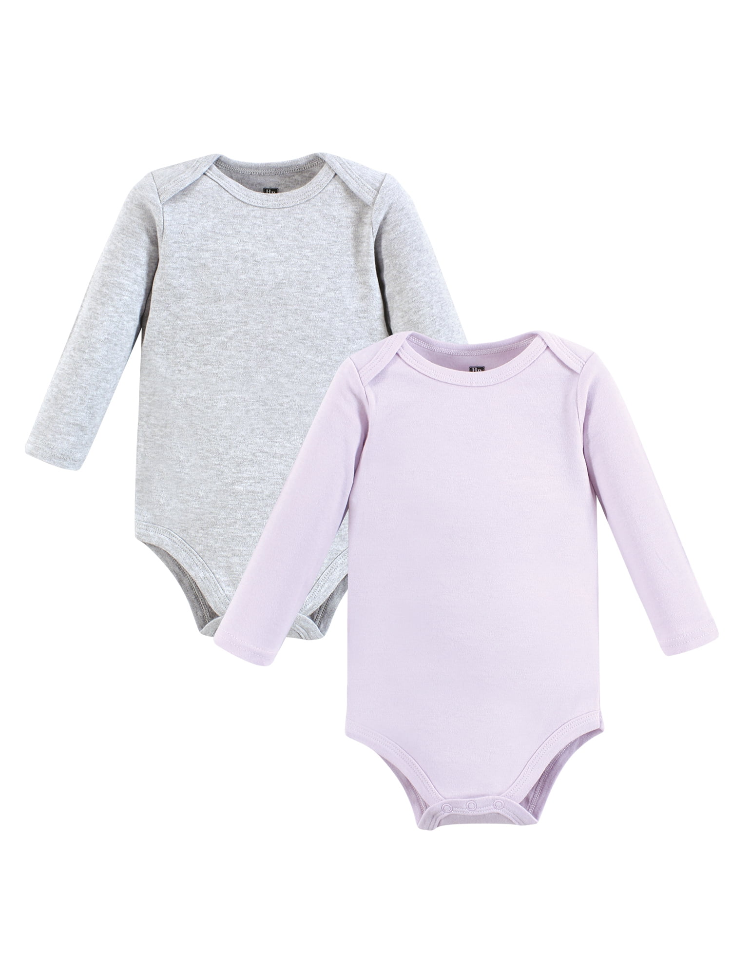 Hudson Baby Cotton Long Sleeve Bodysuit, 10-Pack, Newborn-18 Months
