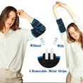 thumbnail image 4 of Reamphy Elbow Brace Comfortable Night Sleep, Cubital Tunnel Syndrome, Ulnar Nerve entrapment Relief Pain and Tendonitis, Arm Straightener Fit Men ＆ Women (Small Blue), 4 of 6