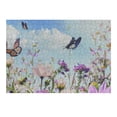 thumbnail image 5 of WYYP Flowers Butterflies Sky Wooden Jigsaw Puzzle Challenging Difficult Wood Puzzles for Adults 300 PCS, 5 of 6