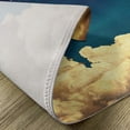 thumbnail image 5 of Ambesonne Night Sky Place Mats Set of 4, Stars Full Moon Cloud, Standard Size, Dark Blue White, 5 of 6