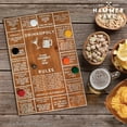 thumbnail image 3 of Hammer + Axe™ Drinkopoly Game for Adults, Fun Drinking Games for Bars and Parties, Vintage Game Board Design in Wood, Amazing Look in Bar or Man Cave, Perfect Icebreaker, Get the Party Started Right, 3 of 11