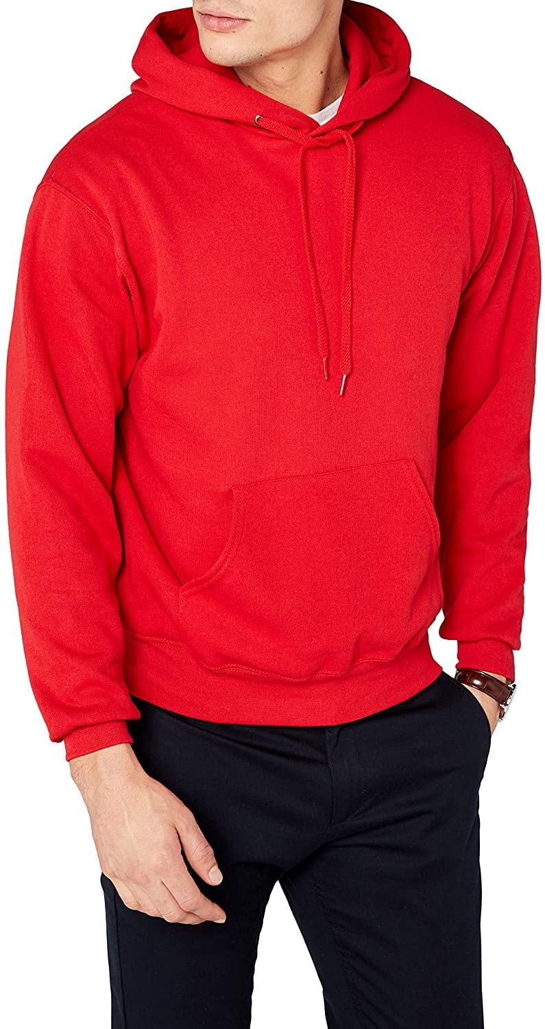 Fruit of the Loom Men's Hooded SweatShirt XXLarge / 47"49" Red
