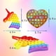 thumbnail image 2 of Push Pop Bubble Fidget, Popit Popper Popit?S It Popitz Figetget Sensory Popping It?S Popits Ansiedad Alivio del estrés Figut A Fidgetoys para niños Rainbow Mouse Unicornio (Corazón de mariposa rosa) Ormromra WMCH-181, 2 of 6
