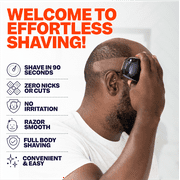 FlexSeries Shaving Kit from Freebird, Waterproof Head Shaver for Bald Men with 5 Shaving Attachments