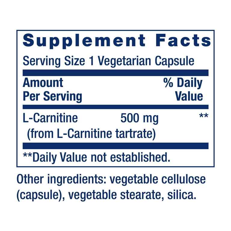 life extension l carnitine 500 mg Life Extension L-Carnitine 500mg, 30caps