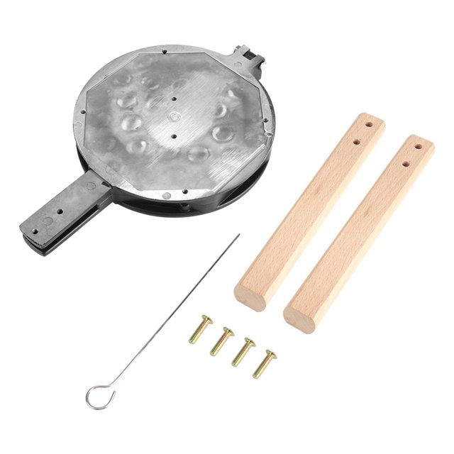 Bubble Waffle Plate Bubble Waffle Plates Stainless Steel, Wood Kitchen Nonstick Egg Bubble Baking Plate Waffle Maker Pan Tool For Home Commercial Use