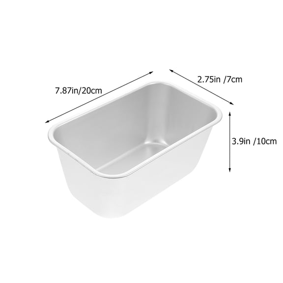 ELAYARD Set of 2 Aluminum Baking Loaf Pans for Home Kitchen Use, Non-Stick Bread Cake Mold
