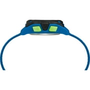 TIMEX TIME MACHINES® Kids Blue/Black/Green 35mm Digital Watch, Fabric Strap