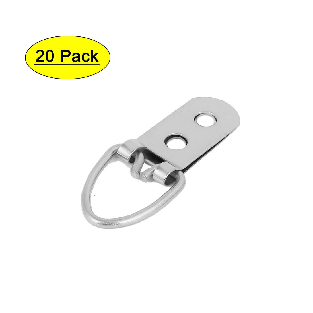 Ten 23mm Metal Keyhole Hangers Fasteners for Photo Picture Frame 