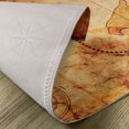 thumbnail image 5 of Ambesonne Vintage Place Mats Set of 4, Treasure Map Compass, Standard Size, Tan, 5 of 6