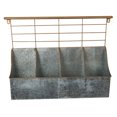 thumbnail image 4 of Truu Design, Farmhouse Modern, 4-Pocket Storage Bin with Rack, 4 of 6