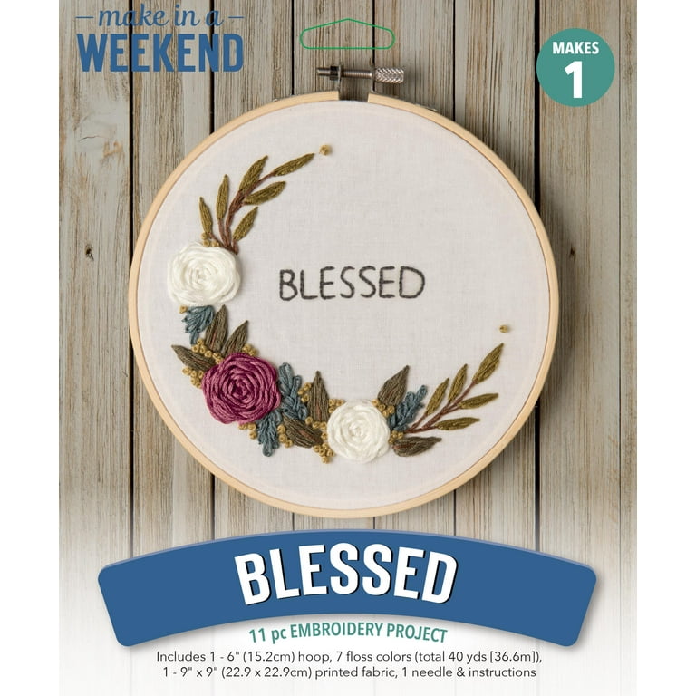 Beginner Embroidery Kit - 3 Projects
