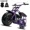 Purple, variant on Plus Package 99cc Gas 4-Stroke Mini Bike for Teens 13+, Pull Start, Rear Disc Brake, All-Terrain Tires, Up to 28 MPH, 220 lb Capacity, Includes Headlight & Neck Gaiter