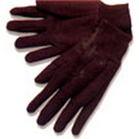 9oz Brown Jersey Gloves (Sold by Dozen) Womens Size