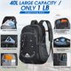 thumbnail image 5 of Mochila de senderismo IGOLUMON 40L impermeable para hombre y mujer, 5 of 8