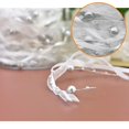 thumbnail image 4 of Cinta decorativa HDST-HOME con ribete de encaje perlado plateado de 10 m, 4 of 6