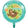 Sloth Party Mylar Balloon, 1 ct
