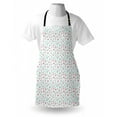 thumbnail image 4 of Blue and Pink Apron, Doodle Style Blossoming Nature Growth Feminine Design, Unisex Kitchen Bib with Adjustable Neck for Cooking Gardening, Adult Size, Charcoal Grey Pale Pink, by Ambesonne, 4 of 4