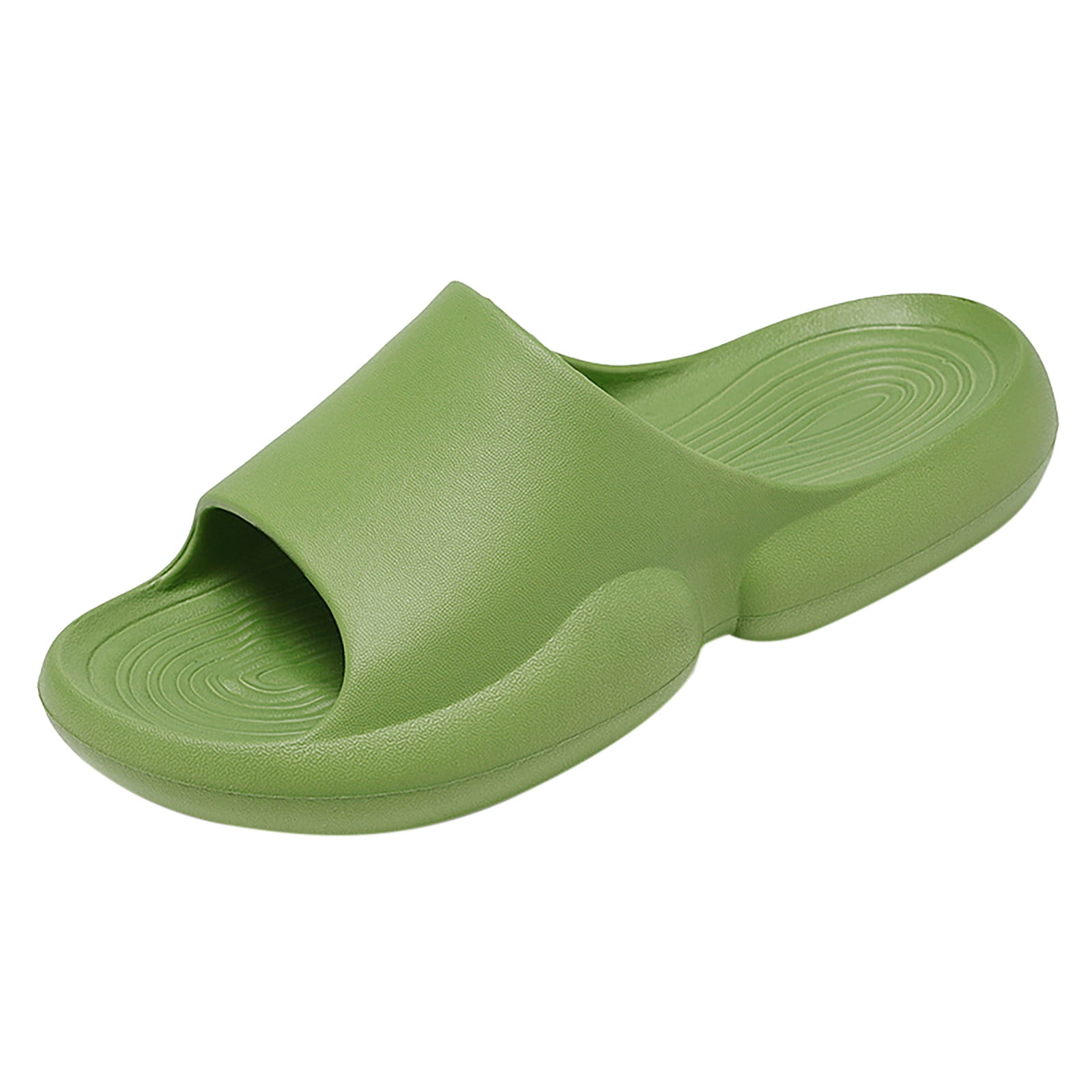 Mens round toe summer flip flops  soft sole slippers fashion sandals 