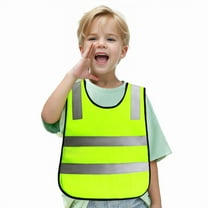 VNKIDY Girls Tops Kids Toddler Visibility Reflective Safety Vest Bright Color With Reflective Strips For Outdoor Activities