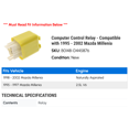 thumbnail image 2 of Computer Control Relay - Compatible with 1995 - 2002 Mazda Millenia 1996 1997 1998 1999 2000 2001, 2 of 2