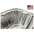 Disposable 1 lb. Aluminum Mini Loaf Pans with Clear Low Dome Lids (Pack