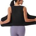 thumbnail image 4 of Edvintorg Womens Corset Top Open Back Waist Trainer Tank Top Sleeveless Scoop Neck Workout Body Shaper Stretch Cincher Top Women'S Clothes Silver S, 4 of 9