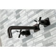 thumbnail image 3 of Kingston Brass KS6025ZX Millennium Two-Handle Wall Mount Roman Tub Faucet, Oil Rubbed Bronze, 3 of 7