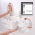 thumbnail image 2 of Reusable No-Drill Shower Shelf Easy Installation Suction Cup Shel, 2 of 5