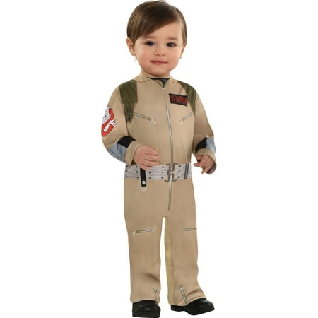 Party City Ghostbusters Halloween Costume for Babies, Includes Printed Jumper with Leg