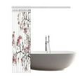 thumbnail image 3 of BPBOP Winter Season Landscape Shower Curtain, Clusters of Red Rowan Berry under the Snow Polyester Fabric Shower Curtain Bathroom Sets with Hooks 66x72 Inches, 3 of 3