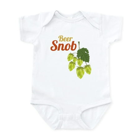 

CafePress - Beer Snob Infant Bodysuit - Baby Light Bodysuit Size Newborn - 24 Months