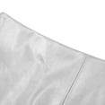thumbnail image 5 of Riforla Women PU Split Leather Skirt High Waist Zipper Skirt Cover Skirt Womens Skirts Silver XL, 5 of 7
