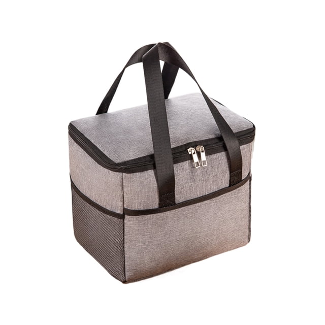 Eigraketly Bolsa térmica asequible para el almuerzo, bolsa de almuerzo portátil, bolsas térmicas para la comida para niños, fiambrera carpas gris