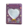 thumbnail image 2 of Visland Photo Album Kpop Card Binder Heart Hollow Photo Album Photocard Holder Instax Album Mini Idol Card Album Collectible Book 3 Inch,Purple, 2 of 7