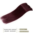 thumbnail image 6 of SEGO Clip in Hair Extensions 100% Real Remy Human Hair Full Head Straight Balayage Hair 8-24 inch, 6 of 10