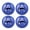 Blue, variant on Boats Slam Latch 2.4'' Flush Pull Slam Latches Round Plastic for Boats Door Cabinet Pull Locking Deck Door