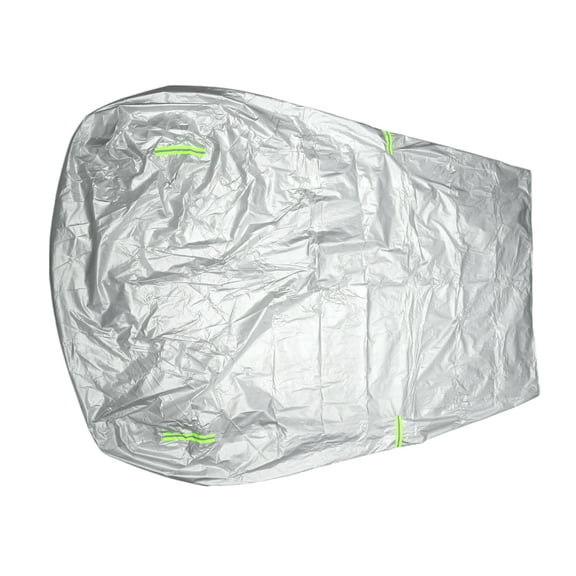 Unique Bargains Front Half Car Cover Waterproof 300x120cm Outdoor Half Cover for Car Aluminum Film Silver Tone