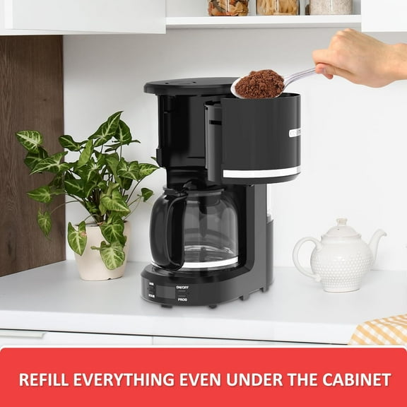 12-Cup Coffee Maker with Removable Water Reservoir