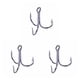 thumbnail image 4 of Greeniant 20 piezas 3 garras 4 #6 #8 #10 # anzuelos de pesca volcados de Metal de curva redonda fuerte y afilada para atún al aire libre Triple púas de Type1 NO1 Greeniant  CBP052369, 4 of 6