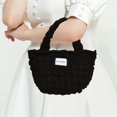 thumbnail image 1 of Bolso de mano Yinane estilo hobo negro, 1 of 8