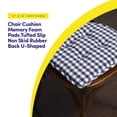 thumbnail image 3 of Cojín para silla Sweet Home Collection, espuma viscoelástica, paquete de 6, 3 of 6