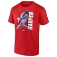 thumbnail image 2 of Men's Bryce Harper Red Philadelphia Phillies Player Graphic T-Shirt, 2 of 4