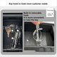 thumbnail image 4 of Caja Llaves con Combinación 4 Dígitos, Organizador Llaves con Contraseña para Montar en la Pared, Aleación Aluminio, para Guardar Llaves, con Cerradura Seguridad para Exteriores, 4 of 6