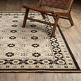 thumbnail image 5 of Oriental Weavers Acacia Machine Woven Area Rug - ACA09-2' x 3' - in Beige/Black - Traditional Style Hallway, Entryway, Kitchen, Bathroom Rug, 5 of 7