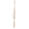thumbnail image 1 of Hamaca colgante de frutas, soporte de pared, cesta de almacenamiento de red de cuerda portátil hecha a mano para cocina, color Beige, 1 of 9