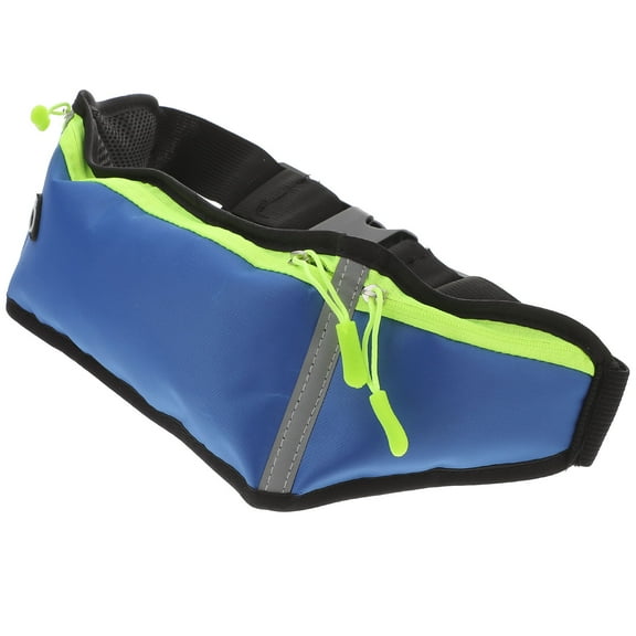 AURARMLET Nylon Sports Waist Pack with Headphone Hole, Adjustable Strap for Running and Outdoor Activities, 7.8 Inches