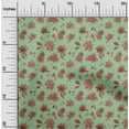 thumbnail image 2 of oneOone Polyester Spandex Mint Green Fabric Floral & Quilting Supplies Print Sewing Fabric By The Yard 56 Inch Wide, 2 of 4