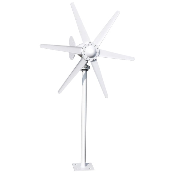 Jiledu 800W 12V/24V Wind Turbines Generator, 6-Blade Fan Wind Turbines Generator Kit, Electromagnetic Electricity Producer Equipment_Clearance Safety Goggles